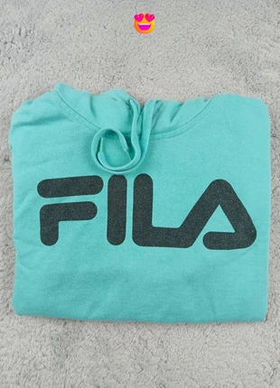 Sweat à capuche Vintage Fila Bleu clair , Taille L - Femme, marque: FILA, état: Bon état, taille: L / 40 / 12, 14,90 €, 16,35 € Protection acheteurs (Pro) incluse