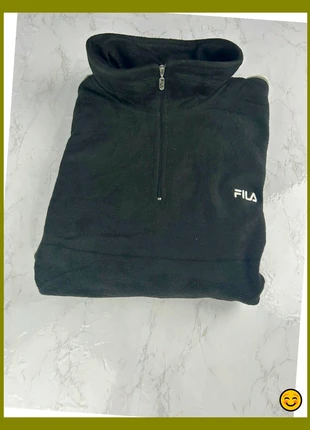 Pull polaire Fila vintage américain noir taille L, brand: FILA, condition: Very good, size: L, €13.00, €14.35 includes Buyer Protection Pro