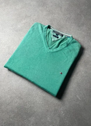 Pull vintage col V Tommy Hilfiger vert - Taille M, marque: Tommy Hilfiger, état: Satisfaisant, taille: M, 9,99 €, 11,19 € Protection acheteurs incluse