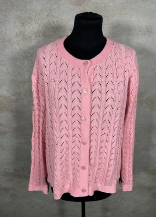 Cardigan Maille Torsadée Cable Knit Vintage Knit Stitches rose clair ample taille L, brand: Vintage Dressing, condizioni: Ottime, taglia: L / IT 44 / EU 40, €12.00, €13.30 include la Protezione acquisti Pro