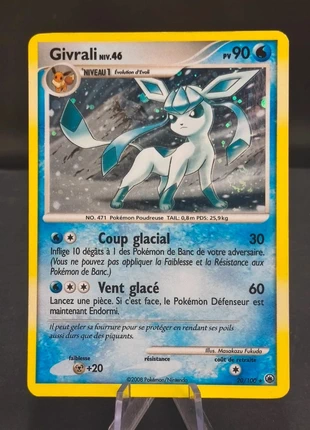 Carte Pokémon Givrali niv.46 20/100 holo, marke: Pokémon, zustand: Gut, 5,99 €, 6,99 € beinhaltet Vinted-Käuferschutz Pro