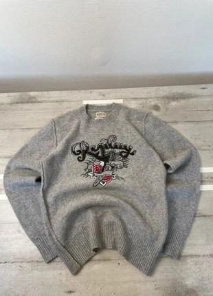 Pull d’hiver homme vintage y2k taille M couleur gris brodée 86% laine, brand: Replay, condition: Very good, size: M, €15.99, €17.49 includes Buyer Protection Pro