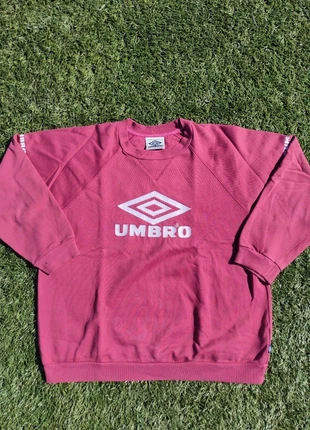 Sweat umbro vintage rose foncé et blanc 00s, taille L, logo brodé, marque: Umbro, état: Bon état, taille: L, 23,00 €, 24,85 € Protection acheteurs incluse