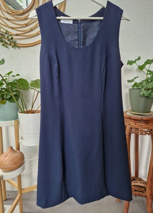 Dark Blue A-Line Vintage Dress, marca: Nouritano, estado: Muito bom, tamanho: M / 38 / 10, €18.00, €19.60 inclui Proteção do Comprador