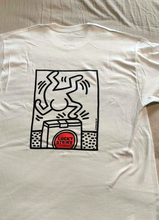 T-shirt Lucky Strike × Keith Haring Visuel avant et dos Taille S, brand: Lucky Strike × Keith Haring, condition: New without tags, size: S, €19.99, €21.69 includes Buyer Protection
