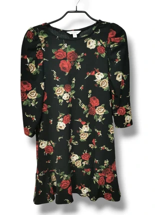Impresionante Vestido Floral Negro de Miss Selfridge, marque: Miss Selfridge, état: Très bon état, taille: S / 36 / 8, 14,00 €, 15,40 € Protection acheteurs (Pro) incluse