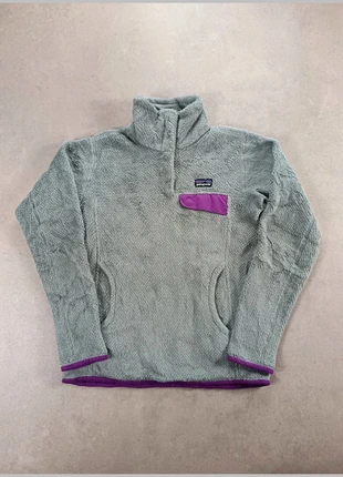 Pull polaire Patagonia Synchilla Snap-T Pullover | gris/violet | taille XS pour femme, marque: Patagonia, état: Très bon état, taille: XS / 34 / 6, 65,90 €, 69,90 € Protection acheteurs (Pro) incluse