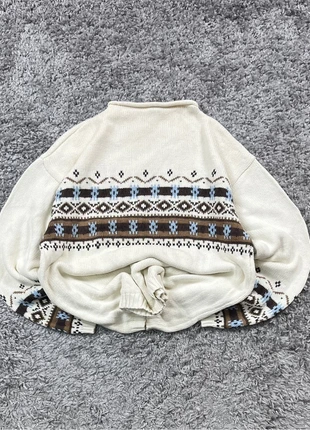 Premium Vintage Cream Coogi Style Knit Sweater with Pattern, marca: Vintage Dressing, estado: Muy bueno, tamaño: S, 24,95 €, 26,20 € Protección al comprador incluida