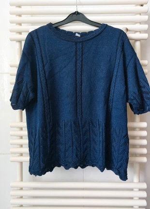 dunkelblauer Kurzarmpullover vintage | Größe 42 💙, brand: Sonstiges, condizioni: Ottime, taglia: XL / IT 46 / EU 42, €18.00, €19.60 include la Protezione acquisti