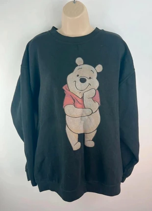 Disney Winnie the Pooh Black Sweatshirt Jumper 2XL, brand: Disney, condition: Very good, size: L / UK 16-18, £15.00, £16.45 includes Buyer Protection