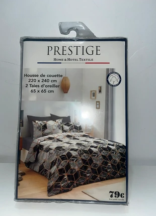Parure de housse de couette, marque: prestige, état: Très bon état, taille: King Size (220-240 cm x 220-260 cm), 10,99 €, 12,24 € Protection acheteurs incluse