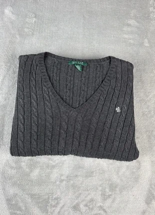 Torsadé Polo Ralph Lauren col V | Taille M | noir logo blanc, marca: Ralph Lauren, estado: Muito bom, tamanho: M / 38 / 10, €29.90, €32.10 inclui Proteção do Comprador