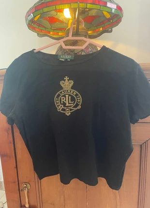 T-shirt Ralph Lauren Petite – Logo Polo en Clous Dorés – Taille P (36/38), marque: Ralph Lauren, état: Très bon état, taille: S / 36 / 8, 25,00 €, 26,95 € Protection acheteurs incluse