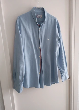 Camisa celeste El Ganso,talla 42, marque: EL GANSO, état: Bon état, taille: 42 cm, 6,00 €, 7,00 € Protection acheteurs incluse