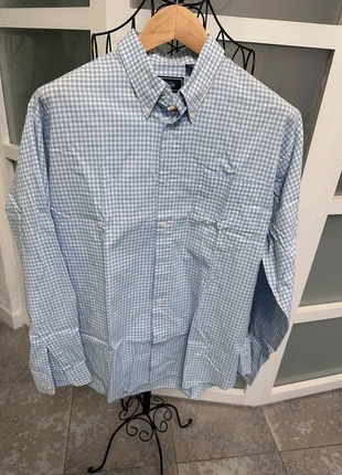 Chemise à carreaux Vichy bleu ciel – KIABI – Manches longues – Taille 41/42, brand: Kiabi, condition: Very good, size: XL, €5.00, €5.95 includes Buyer Protection