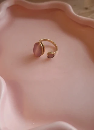 Prachtige open ring met roze stenen! Aangeboden!, brand: My Jewellery, condizioni: Nuovo senza cartellino, taglia: Regolabile, €5.95, €6.95 include la Protezione acquisti