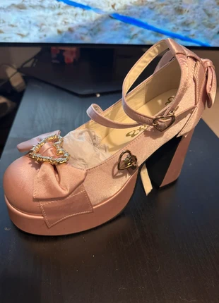 Escarpins rose à plate-forme, condizioni: Nuovo senza cartellino, taglia: 40, €50.00, €53.20 include la Protezione acquisti