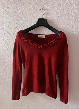 Jersey rojo, marca: Vintage Dressing, estado: Muito bom, tamanho: M / 38 / 10, €9.00, €10.15 inclui Proteção do Comprador