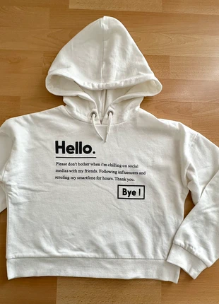 Sweat à capuche Gémo, marque: Gémo, état: Bon état, taille: 10 ans / 140 cm, 4,00 €, 4,90 € Protection acheteurs incluse