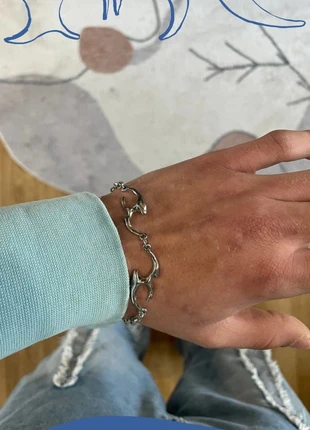 Bracelet grunge acier inoxydable, marca: retropiaworld, estado: Muito bom, €8.00, €9.10 inclui Proteção do Comprador