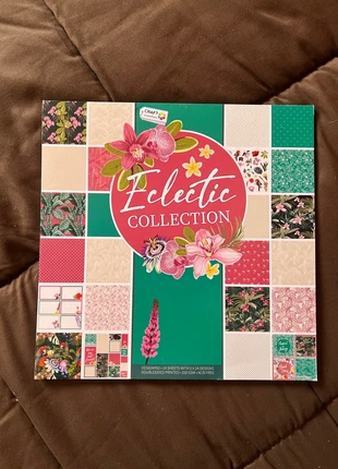 Bloc DesignPad 30x30cm 24 feuilles "Eclectic Collection", marque: Craft Sensations, état: Neuf sans étiquette, 3,00 €, 3,85 € Protection acheteurs incluse