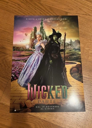 Poster originale Wicked parte 2-Glinda e Elphaba, marque: Wicked, état: Neuf sans étiquette, 5,00 €, 5,95 € Protection acheteurs incluse