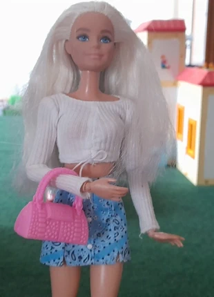 Lot d'affaires pour Barbie et 2 poupées, marque: Barbie, état: Très bon état, taille: 8 ans / 128 cm, 10,00 €, 11,20 € Protection acheteurs incluse