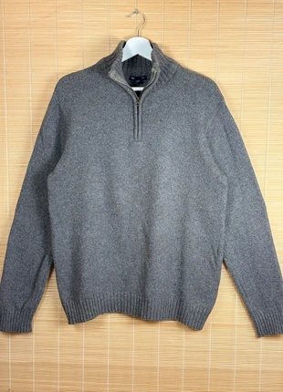 GAP Vintage Gray Chunky Rib Knit Full Zip Cardigan Sweater (Unisex), marque: GAP, état: Très bon état, taille: L, 18,00 €, 19,60 € Protection acheteurs incluse