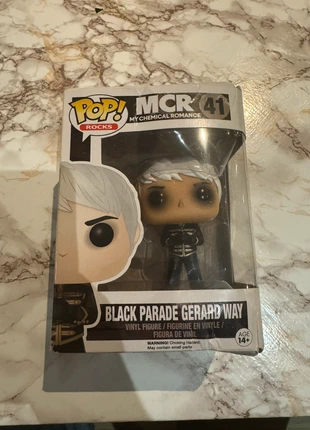 MCR My Chemical Romance Black Parade Gerard Way Funko Pop 41, merk: Funko, staat: Nieuw zonder prijskaartje, maat: Prematuur, tot 44 cm, € 35,00, € 37,45 inclusief Kopersbescherming Pro