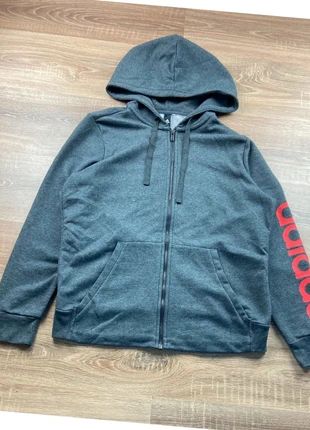 Adidas Veste coupe-vent femme zippée capuche gris anthracite, Taille L - Tres bon etat, marque: adidas, état: Très bon état, taille: L / 40 / 12, 18,00 €, 19,60 € Protection acheteurs incluse