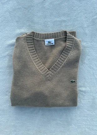 Pull col v Lacoste Beige taille S, marque: Lacoste, état: Très bon état, taille: S, 45,00 €, 47,95 € Protection acheteurs incluse