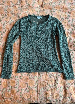 Cotton club stretchy longsleeve small groen, merk: Cotton Club, staat: Heel goed, maat: S / 36 / 8, € 7,99, € 9,09 inclusief Kopersbescherming