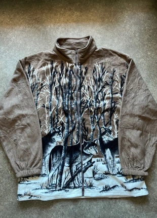 Veste polaire animale | Taille XXL homme | marron, marca: Vintage Dressing, estado: Muito bom, tamanho: XXL, €30.00, €32.20 inclui Proteção do Comprador