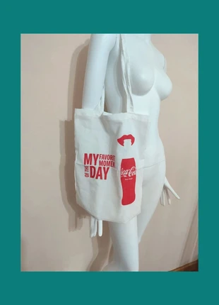 Bolso tote Cocacola, brand: Local, condizioni: Nuovo senza cartellino, €6.00, €7.00 include la Protezione acquisti