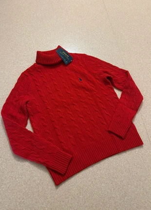 Pull col roulé torsadé laine cachemire Ralph Lauren, merk: Ralph Lauren, staat: Nieuw met prijskaartje, maat: M / 38 / 10, € 125,00, € 131,95 inclusief Kopersbescherming