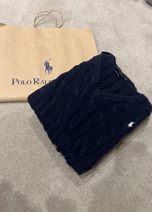 Pull torsadé Ralph Lauren Bleu Marine - M Femme, brand: Ralph Lauren, condition: New without tags, size: M / 38 / 10, €47.00, €50.05 includes Buyer Protection