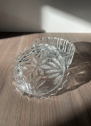 Boîte à bijoux vide poche cristal vintage, brand: Cristal, condition: Very good, €16.00, €17.50 includes Buyer Protection