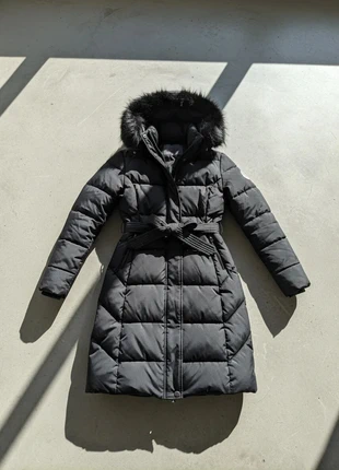 Manteau long matelassé noir – chaud, féminin, ceinturé, hiver, marque: Maison Néraline, état: Très bon état, taille: M / 38 / 10, 129,90 €, 137,10 € Protection acheteurs (Pro) incluse