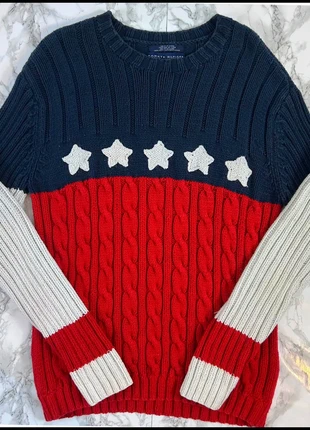 Pull Tommy Hilfiger stars and stripes USA 90'S Vintage / CableKnit / Logo brodé / Taille L Homme, marke: Tommy Hilfiger, zustand: Sehr gut, größe: L, 71,25 €, 75,51 € inklusive Vinted-Käuferschutz