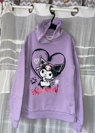 Sweat à capuche Kuromi 11/12 ans, marque: Kuromi, état: Très bon état, taille: 11 ans / 146 cm, 10,00 €, 11,20 € Protection acheteurs incluse