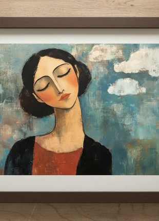 canvas poster 30x40cm, merk: NO LABEL, staat: Heel goed, € 20,00, € 21,70 inclusief Kopersbescherming