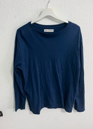 Camiseta Manga Larga Azul Marino Zara - Talla 13/14, marque: Zara, état: Neuf sans étiquette, taille: S / 36 / 8, 3,50 €, 4,38 € Protection acheteurs incluse