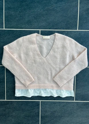 Pull Sézane modèle Alfred Laine mérinos et Mohair - Taille S, marke: Sézane, zustand: Sehr gut, größe: S / 36 / 8, 45,00 €, 47,95 € inklusive Vinted-Käuferschutz