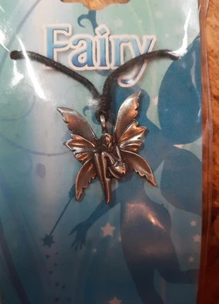 Ketting hanger engeltjes fee fairy elf pewter, merk: Fairy, staat: Nieuw met prijskaartje, € 3,00, € 3,85 inclusief Kopersbescherming