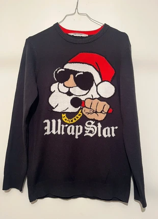 🎅 Pull de Noël H&M – 12/14 ans | “Wrap Star”, marke: H&M, zustand: Sehr gut, größe: XS, 5,00 €, 5,95 € inklusive Vinted-Käuferschutz