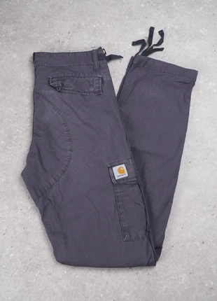 Pantalon Carhartt homme Aviation pant gris logo brodé - Taille 28x34, marque: Carhartt, état: Très bon état, taille: W28 | FR 38, 25,00 €, 26,95 € Protection acheteurs (Pro) incluse