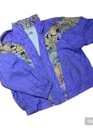 Crazy vintage oversise jacket multicolore coupevent retro motifs, marque: Vintage Dressing, état: Très bon état, taille: S / 36 / 8, 25,00 €, 26,95 € Protection acheteurs incluse