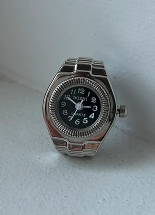 Bague Montre Ronde Style Minimal Cadran Noir, marca: y2k, estado: Nuevo con etiquetas, tamaño: Ajustable, 5,50 €, 6,48 € Protección al comprador incluida