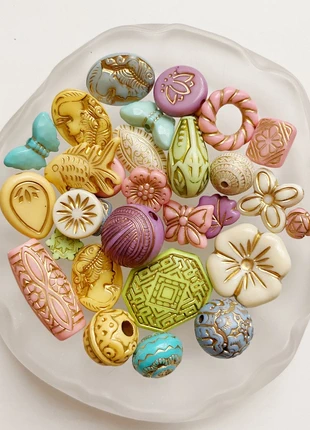 Matériaux DIY, accessoires, perles en acrylique, un paquet comme montré sur l’image., état: Très bon état, 1,00 €, 1,75 € Protection acheteurs (Pro) incluse