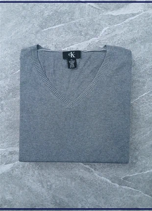 Pull Calvin Klein gris – Col V – Taille XL, marque: Calvin Klein, état: Très bon état, taille: XL, 17,00 €, 18,55 € Protection acheteurs (Pro) incluse